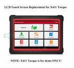 LCD Touch Screen Digitizer Replacement for LAUNCH X431 Torque